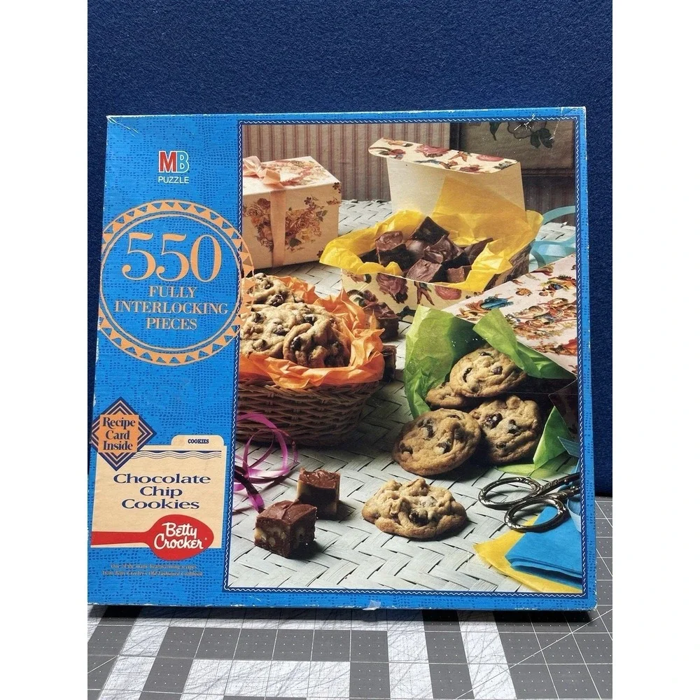 Vintage MB Betty Crocker General Mills Chocolate Chip Cookies 550 Jigsaw USA